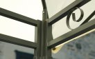 DENIS - Namiot ogrodowy 3×2 m – stalowy, ecru / antracyt, z tkaniną poliestrową