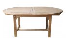 Stół ogrodowy ALICUDI 180/240×120 rozkładany z drewna teak na taras lub patio