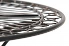 BRĄZ Okrągfły stolik prowansalski śr. 70 cm HEREDIA metaloplastyka 