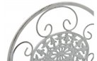 Składane krzesło metaloplastyka biały