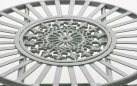 Składane krzesło metaloplastyka zielony antyczny