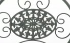 Składane krzesło metaloplastyka zielony antyczny