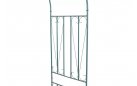 Zielony łuk ogrodowy o szer. 140 cm z ornamentem PURI 