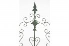 Zielona trelisa ogrodowa z ornamentem wys 105 cm BHURA 