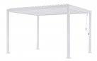 Biała pergola lamelowa 3 x 4 m aluminiowa 