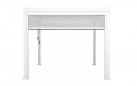 Biała pergola lamelowa 3 x 4 m aluminiowa 