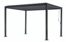 Grafitowa pergola lamelowa 3 x 4 m aluminiowa 