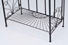 czarny kwietnik regał metalowy retro MIRA