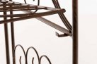 szybkoskładalny regał metalowy retro MIRA brązowy antyczny 