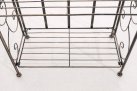 Brąz metaliczny składany regał metaloplastyka prowansalski ROCHA