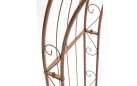 łuk ogrodowy pergola metalowa brazowy antyczny / rdzawy