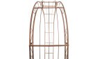 łuk ogrodowy pergola metalowa brazowy antyczny / rdzawy