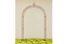 łuk ogrodowy pergola metalowa brazowy antyczny / rdzawy