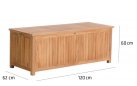 skrzynia ogrodowa teak
