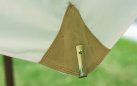 parasol ogrodowy EXTRA  300x300 cm kremowy z nogą drewnianą