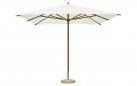 parasol ogrodowy EXTRA  300x300 cm kremowy z nogą drewnianą