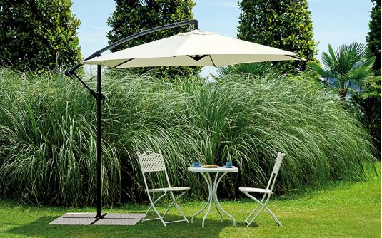 śześciokątny parasol ogrodowy 
