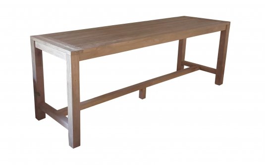 Stół ogrodowy teakowy barowy wysoki 250 cm JAVA