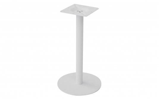 Podstawa stołu BA105 stalowa okrągła Ø40 cm – biała