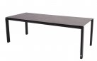 Stół ogrodowy aluminiowy GOA 220x95 podstawa antracyt / blat teak