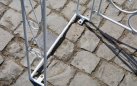 MELISA - Kolor biały antyczny - pergola ogrodowa z bramką retro w kilku kolorach metalowy