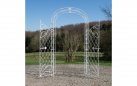 MELISA - Kolor biały antyczny - pergola ogrodowa z bramką retro w kilku kolorach metalowy