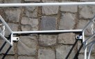 MELISA - Kolor biały - pergola ogrodowa z bramką retro w kilku kolorach metalowy