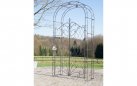 MELISA - Kolor brąz - pergola ogrodowa z bramką retro w kilku kolorach metalowy