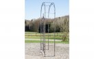 MELISA - Kolor brąz - pergola ogrodowa z bramką retro w kilku kolorach metalowy