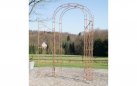 MELISA - Kolor brązowy antyczny - pergola ogrodowa z bramką retro w kilku kolorach metalowy