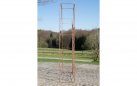 MELISA - Kolor brązowy antyczny - pergola ogrodowa z bramką retro w kilku kolorach metalowy