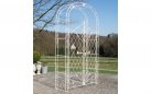 MELISA - Kolor kremowy antyczny - pergola ogrodowa z bramką retro w kilku kolorach metalowy