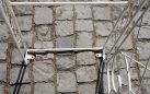 MELISA - Kolor kremowy antyczny - pergola ogrodowa z bramką retro w kilku kolorach metalowy