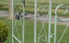 MELISA - Kolor zielony antyczny - pergola ogrodowa z bramką retro w kilku kolorach metalowy