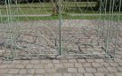 MELISA - Kolor zielony antyczny - pergola ogrodowa z bramką retro w kilku kolorach metalowy