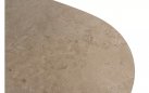 Stół ceramiczny o nieregularnym kształcie ARIZONA blat ceramiczny ciemnobrazowy 