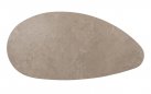 Stół ceramiczny o nieregularnym kształcie ARIZONA blat ceramiczny ciemnobrazowy 