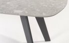Stół na taras z ceramicznym blatem MONTANA 4SO 240x103 cm nogi antracyt blat szary