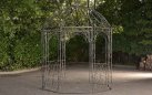 ośmiokątna altana metalowa ogrodowa