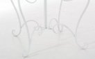 Stół metaloplastyka kolor biał okrągły 90 cm