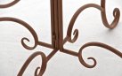 Stół metaloplastyka kolor brązowy antyczny okrągły 90 cm