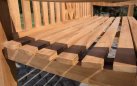 Klasyczna ławka teak FLRYDA o szer. 120 cm