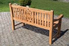 Klasyczna ławka teak FLRYDA o szer. 120 cm