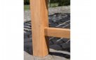 klasyczna ławka z drewna teak 180 cm szerokości