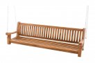 Ławka Huśtawka wisząca teakowa na łańcuchach 220 cm