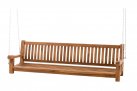 Ławka Huśtawka wisząca teakowa na łańcuchach 220 cm