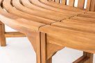 Okrągła ławka ogrodowa do drzew NOV teak śr. 250 cm