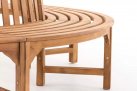 Okrągła ławka ogrodowa do drzew NOV teak śr. 250 cm