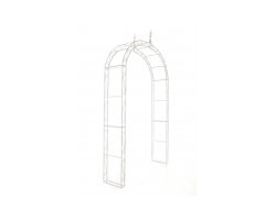 Łuk pergola ogrodowa różana LECCE metaloplastyka BIAŁY ANTYCZNY