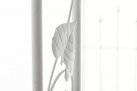 Biały Łuk różany pergola ogrodowa EMM metaloplastyka